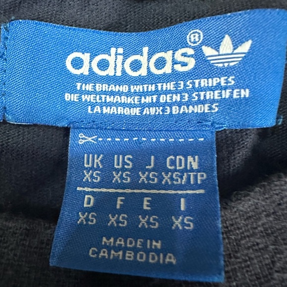 Adidas Navy Blue Short Sleeve Logo Tee Shirt Youth XXL - Picture 5 of 5